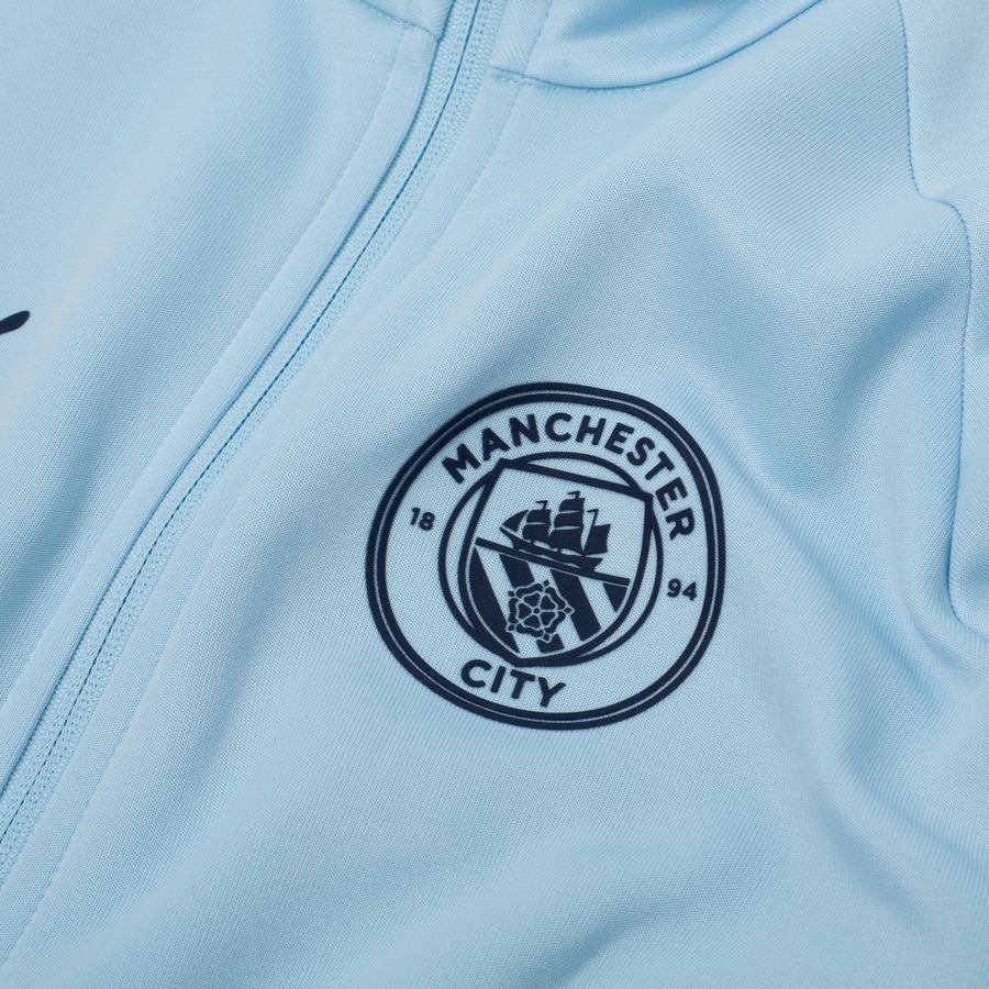 Manchester City Track Jacket King Anthem - Silver Sky/Deep Navy - Men's-SoccerKits Hub | Buy Soccer Jerseys Online